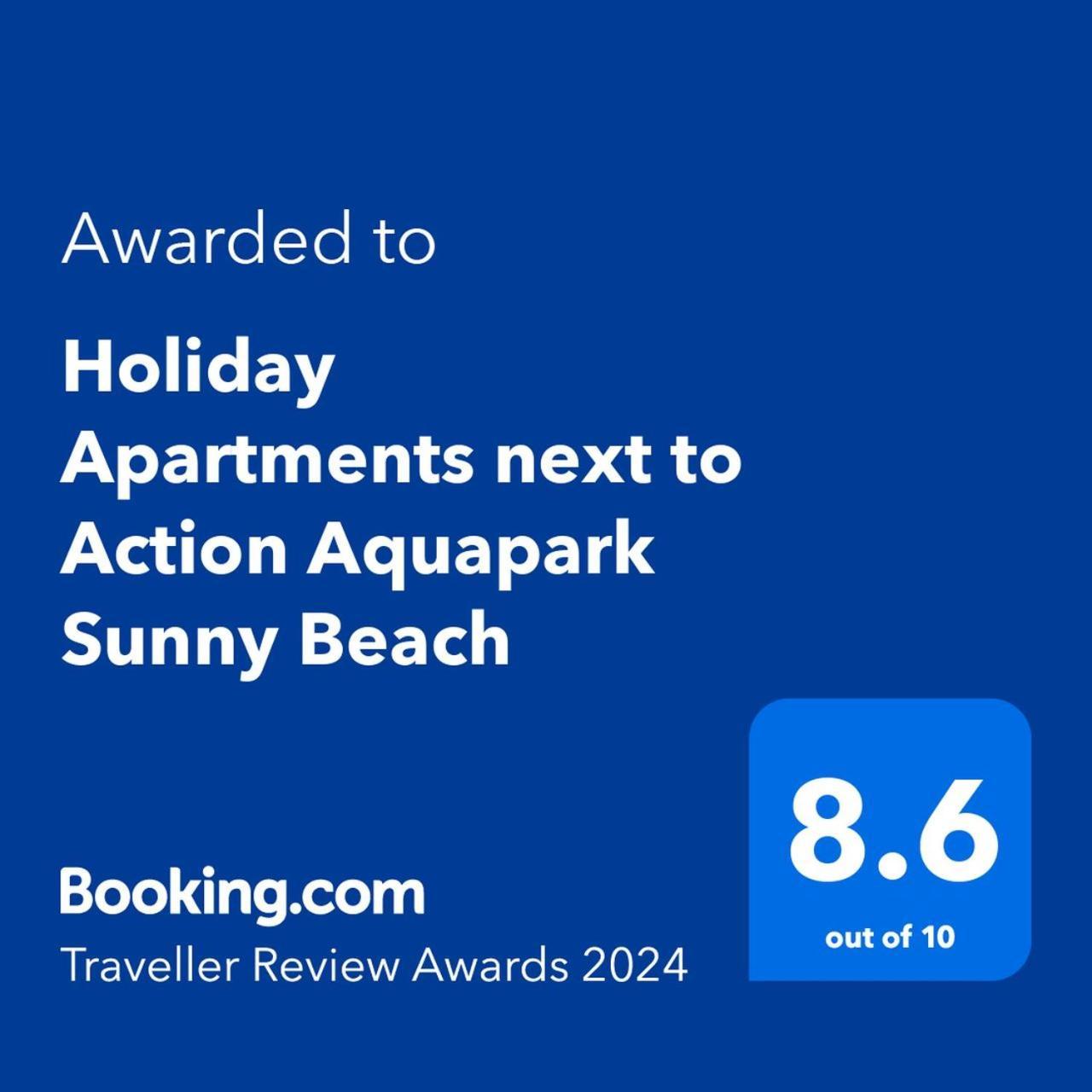 Holiday Apartments Next To Action Aquapark Sunny Beach Exterior photo